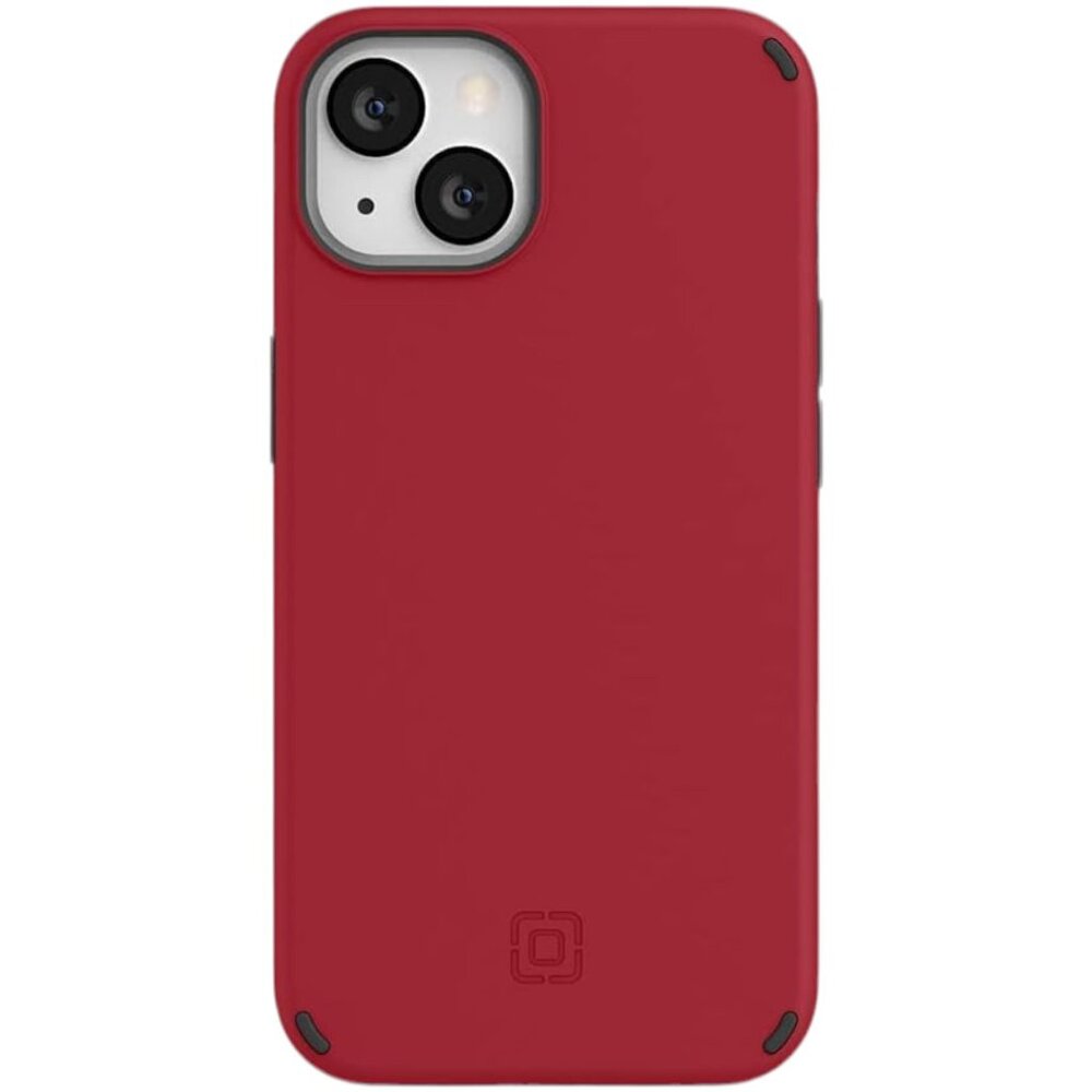 iPhone 13 Case Red Black Incipio Duo‎ Slim Dual Layer Soft Touch Finish